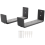 Support de rangement mural pour planches de surf, 1 ensemble, pour shortboards et longboards 3