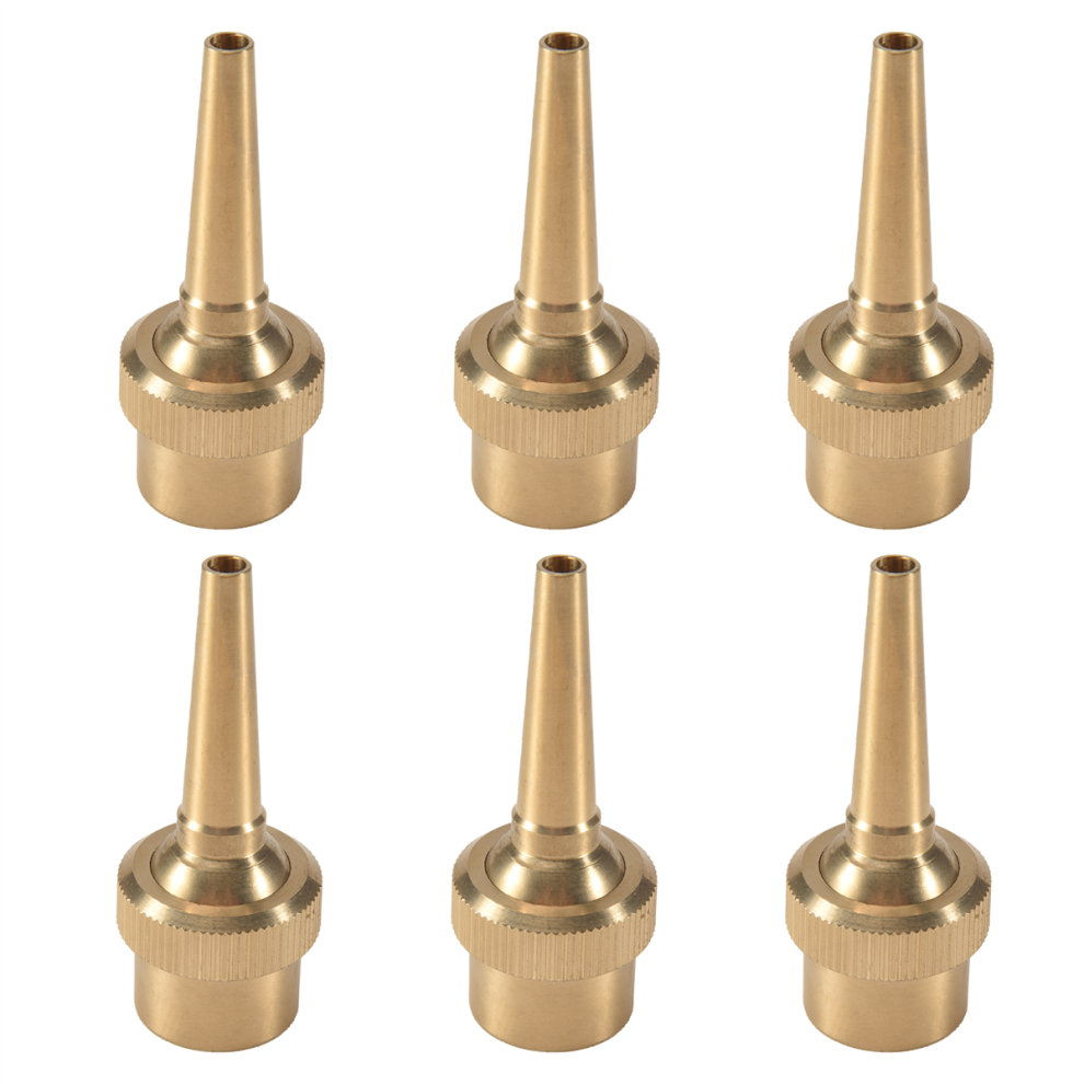 Nozzles 6 Pcs Fountain Nozzle Head G1/2 Dn15 Adjustable Direction Jet Water Spray Sprinkler Head For Garden Pond Amusement Park 4852715903345