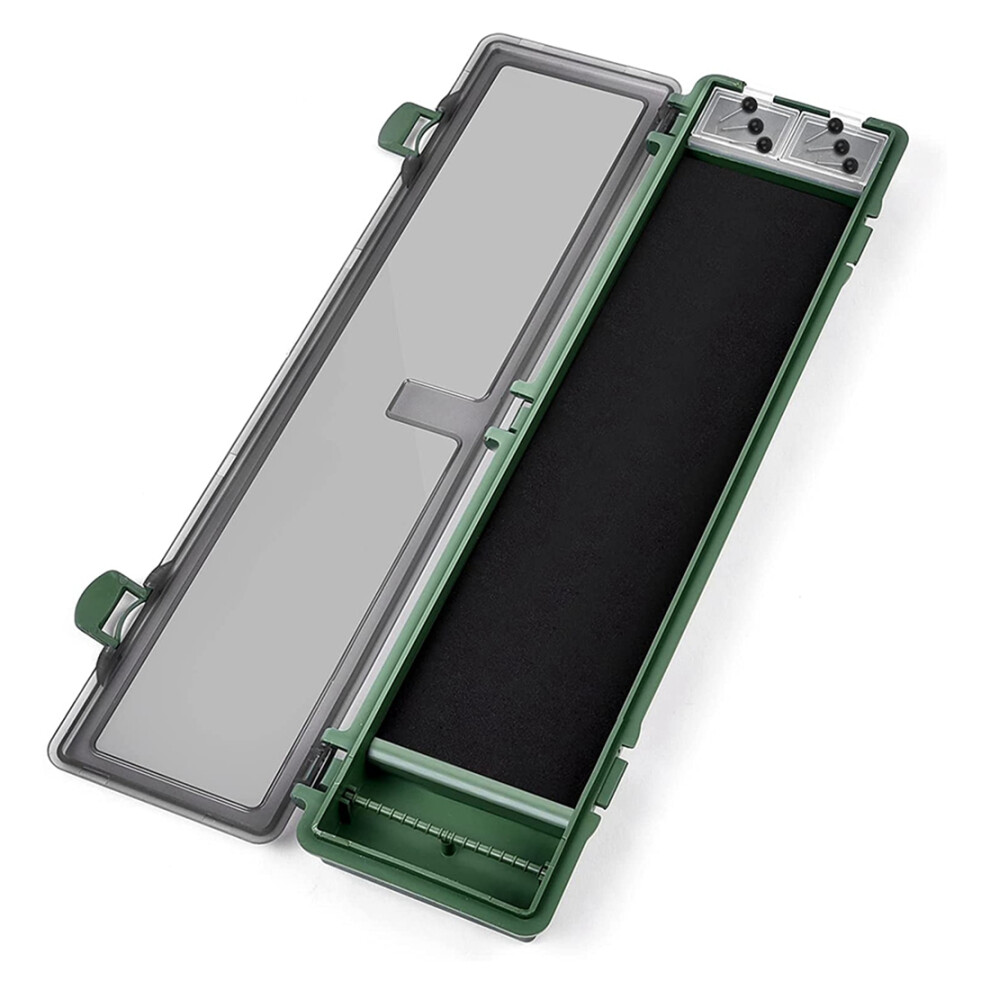 Fishing tackle box Carp rig box with fish hook, carp fishing storage box, rig board with pins carp fishing rig container for carp fishing-image-OPC-PGYH8HG-NEW