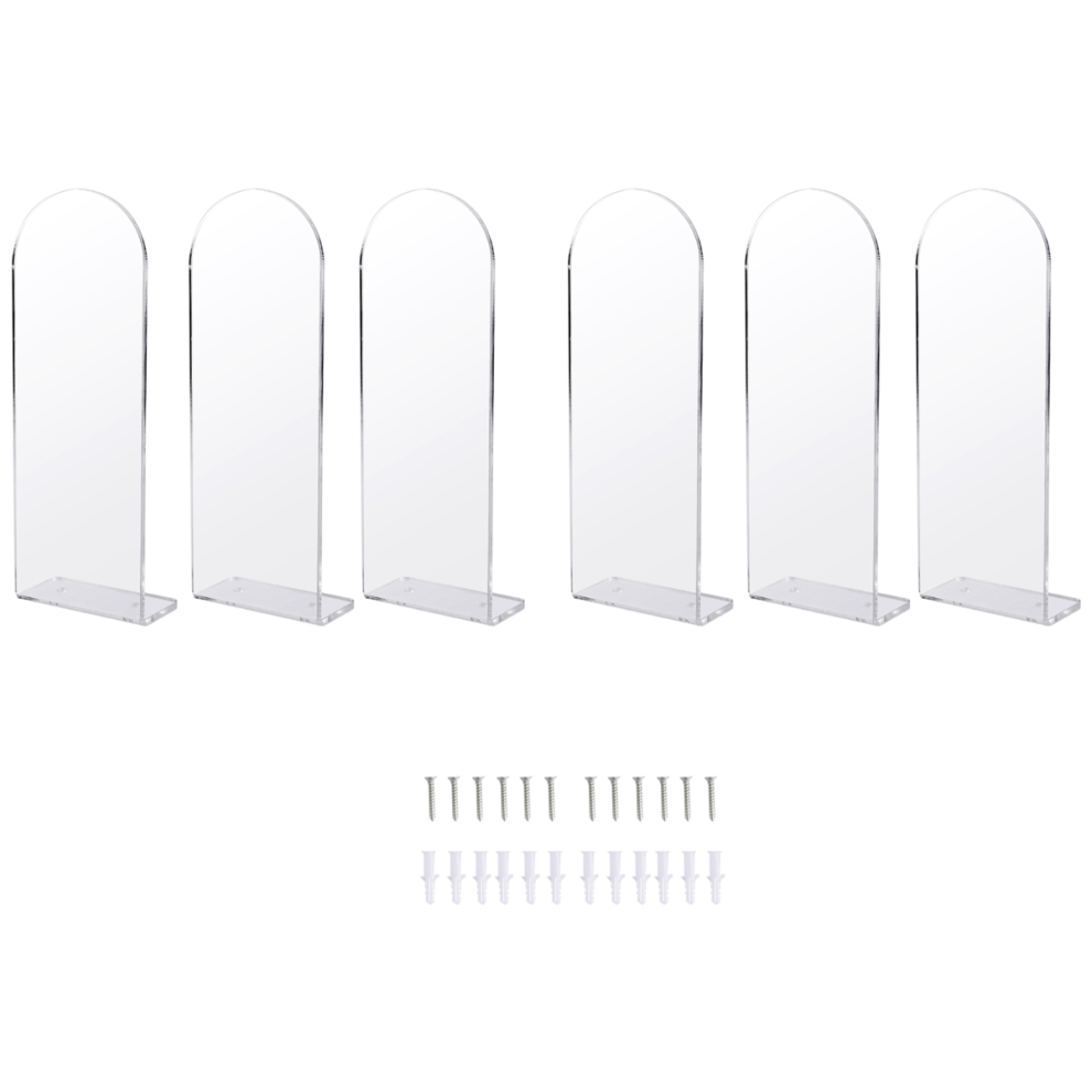Shoe Rack Floating Shoe Display Stand - 6 Shoe Shelf For Wall - Sneaker Levitation Display Shoe Wall Shelf 4852715908944