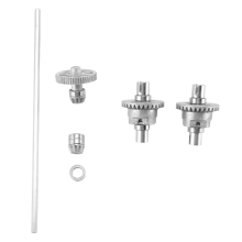Tackle 3-teiliges Metall-Differential-Hauptachsen-Antriebswellen-Getriebeset für Hosim XLH 9125 RC-Auto-Upgrade-Teilezubehör