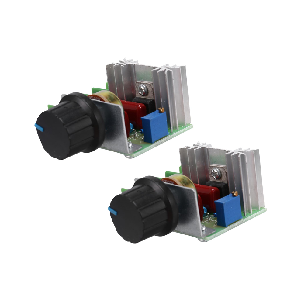 Photos - Other Electrical Equipment Jojomino Electronic voltage regulators 2 pcs Speed Controller for AC Motor AC 220V 2000W Thyristor Motor Speed Control Adjustable Pow 