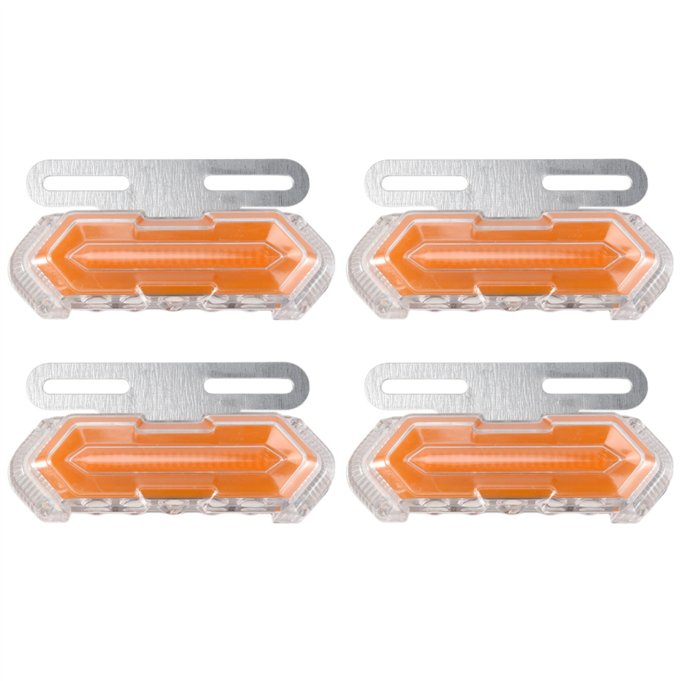 Car Side Marker 4Pcs 24V Led Car Side Marker S Turn Signal S Truck Side S Suitable For Trailer Trucks Lorries Light 4852715917816