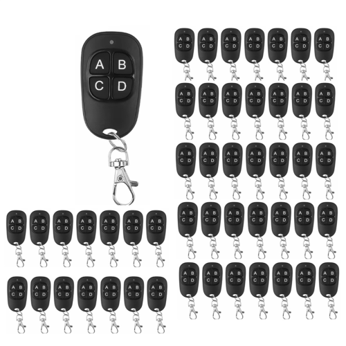 Lot de 50 télécommandes de porte de garage électriques 433 MHz