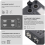 Portable Control Hub with LED Lights Adapter Mini Power Box A 5