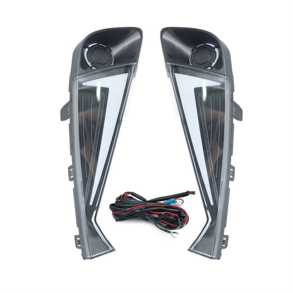 Led Daytime Running Lights For Toyota Dynamic Turn Signal Fog Lamp 4853659235257