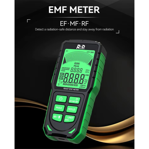 Ανιχνευτής RD637 EMF Επαγγελματικός μετρητής ηλεκτρομαγνητικής ακτινοβολίας πεδίου 1