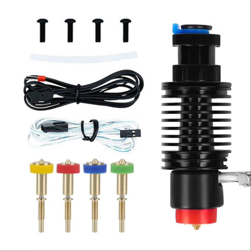 Kit de tête d'impression 3D Revo Ceramic Hotend V6 avec buse en laiton pour radiateur
