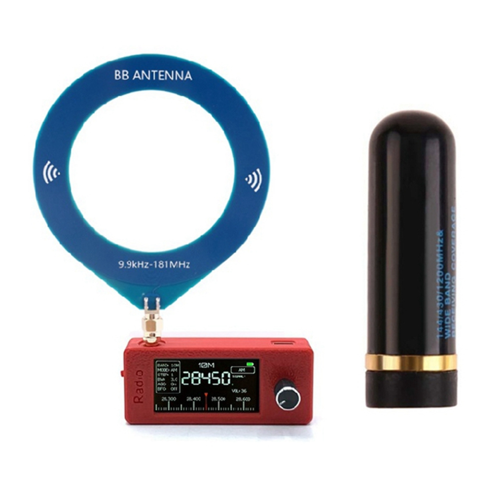 Radio Tascabile Portatile Con Schermo Ips Da 1,9 Pollici E Antenna, Radio Per Tutte Le Bande