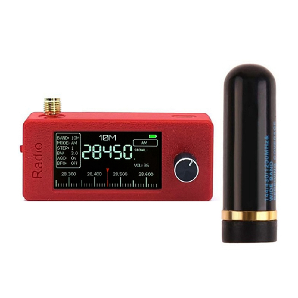 Photos - Radio / Clock Markenlos Mini Portable Radio 1.9inch IPS Screen Pocket Radio with Antenna 