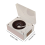 Bluetooth 5.1 CD Speaker with Tray-Loaded Player Wood Brown 3