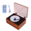 Bluetooth 5.1 CD Speaker with Tray-Loaded Player Wood Brown 1