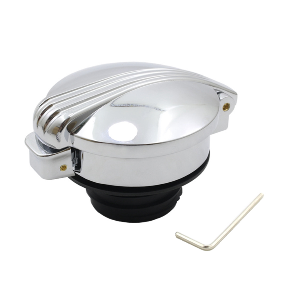 Motorcycle Fuel Tank Cap Oil Cap Retro Keyless Open For Harley,B 4853659247311
