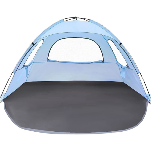 Beach Tent Sun Shelter with Breathable Blue 1