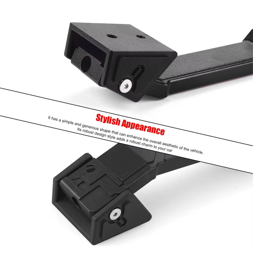Poignées de porte extérieures en aluminium pour Jeep Wrangler JK, noires