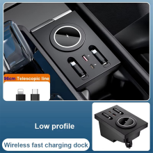 Ασύρματη βάση φόρτισης για Volvo XC60/XC90/S90 με USB Type-C