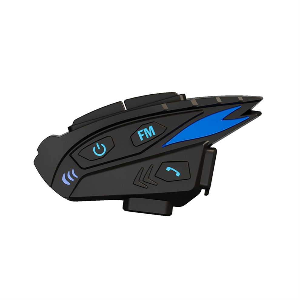 1SET Casco Da Moto Auricolare Bluetooth Interfono Condivisione Musica