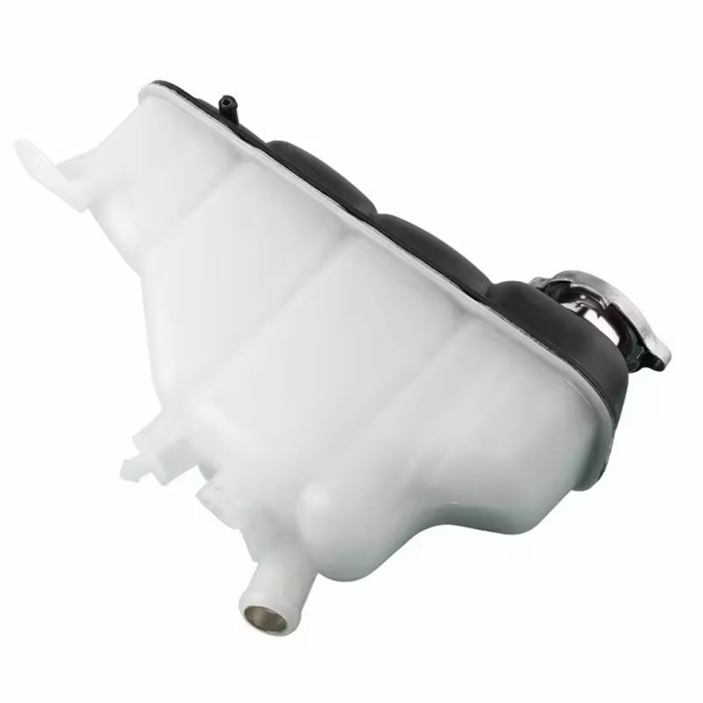 Car Engine Coolant Recovery Tank With Cap For Mercedes-Benz Black/White 4853659263007