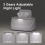 Chauffe-lingettes portable pour bébé avec interface USB, 3 vitesses réglables 4