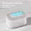 Chauffe-lingettes portable pour bébé avec interface USB, 3 vitesses réglables 2