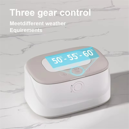 Chauffe-lingettes portable pour bébé avec interface USB, 3 vitesses réglables 1