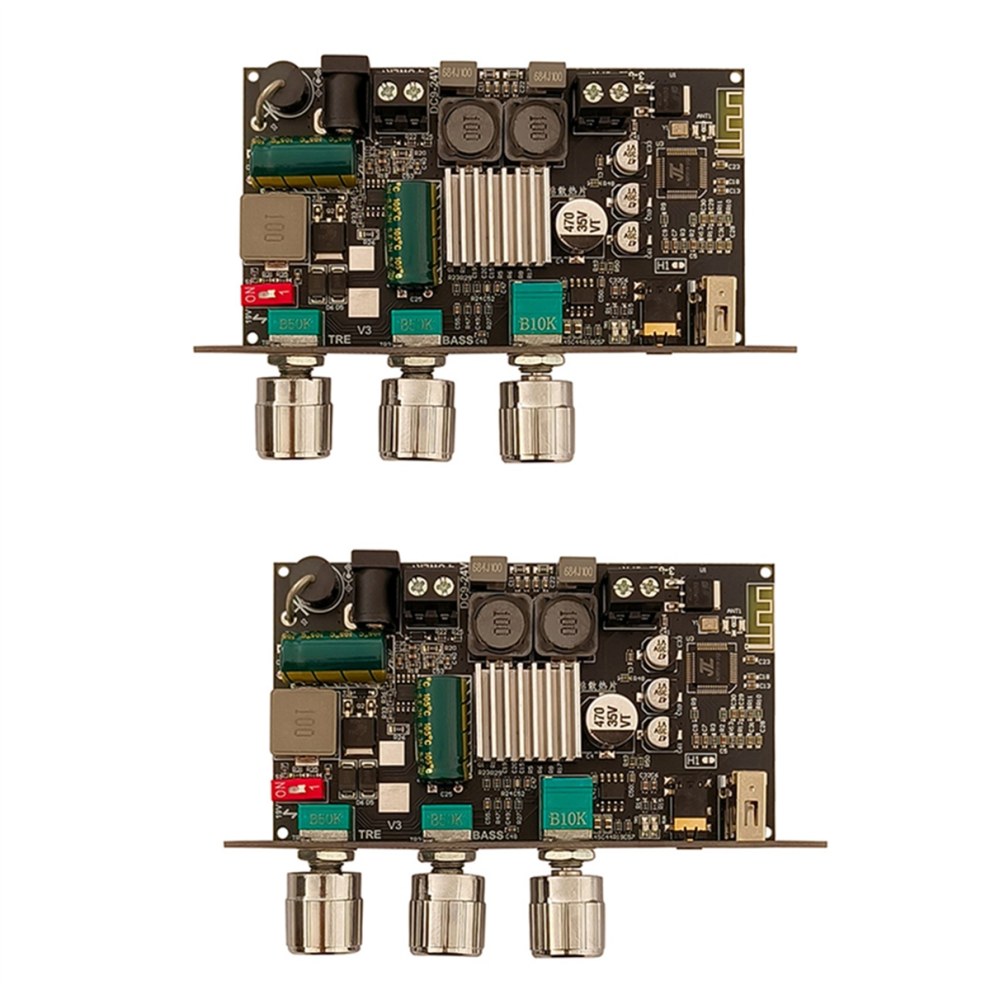 2Pcs 100W Mono Amplifier Board With Bluetooth 4853659272580