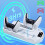 Supporto PS5 con stazione di raffreddamento e ricarica per doppio controller, bianco 3