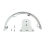 Supporto per tom per batteria, 10 pollici, argento 1