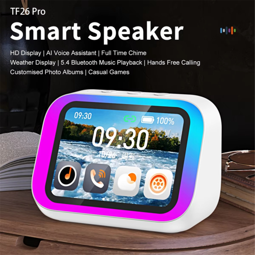 Intelligente Bluetooth-klok met groot scherm, wit 1