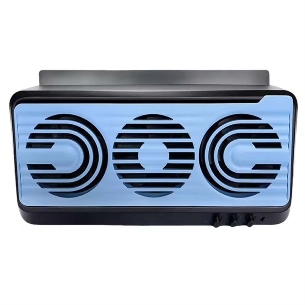 Solar Powered Auto Window Cooler Car Ventilator 3 Fans 4853659281476