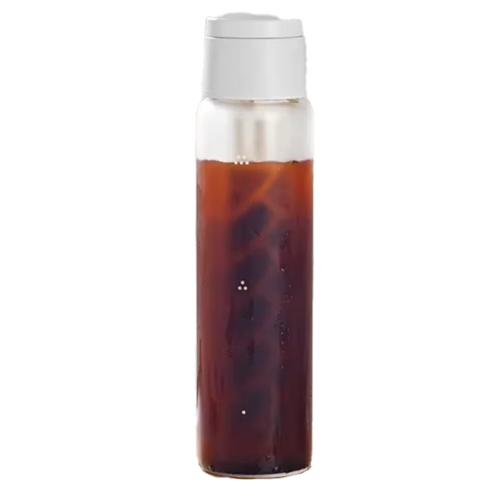 Cold Brew Coffee Maker with Frosted Glass, Built-in Filter