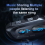 Motocyklová Bluetooth prilba Headset Half Duplex Intercom 4