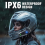 Fone de ouvido Bluetooth para capacete de motocicleta com 2 microfones, C9 4