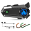 Fone de ouvido Bluetooth para capacete de motocicleta com 2 microfones, C9 1
