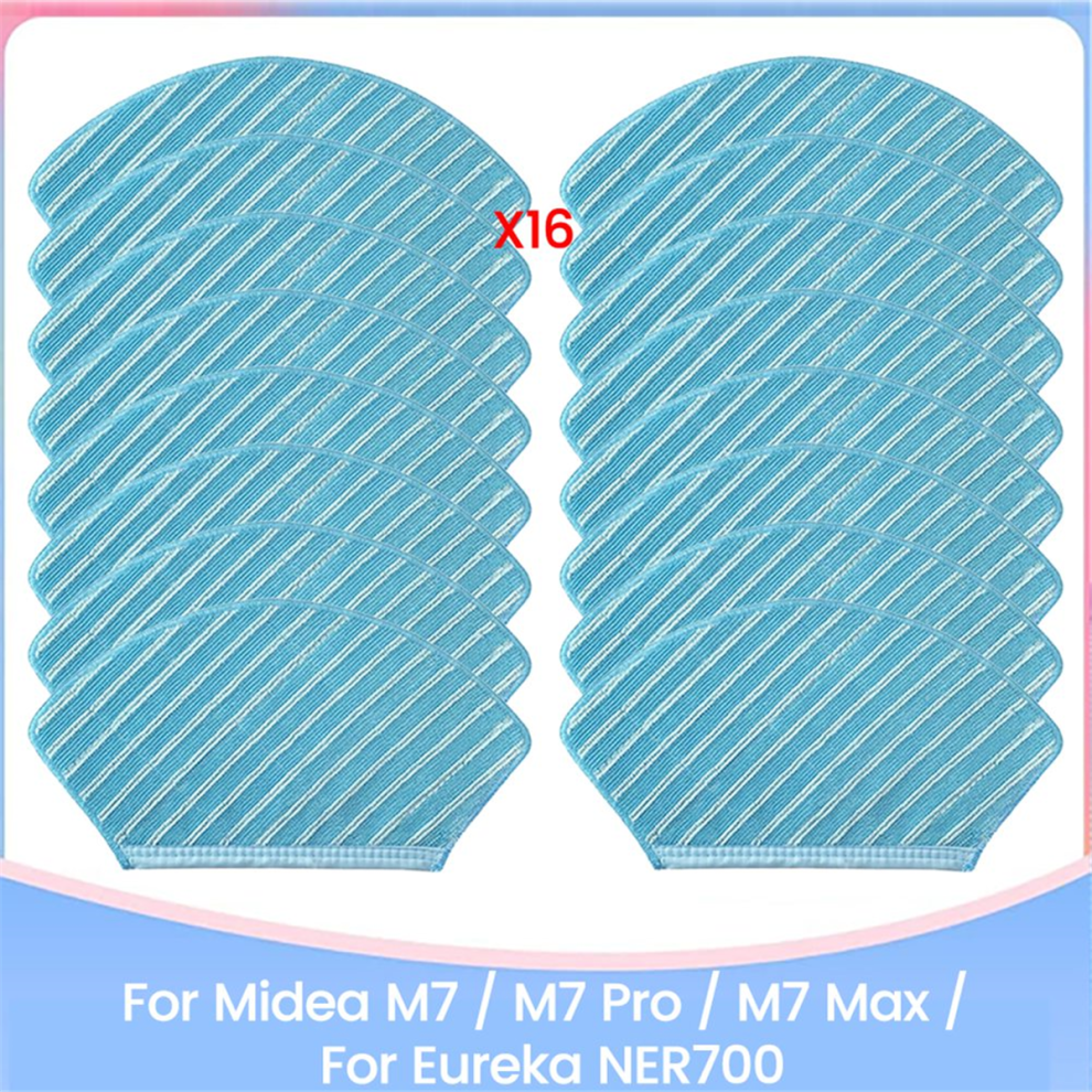 16 Panni Lavabili Per Aspirapolvere Midea M7/Eureka NER700