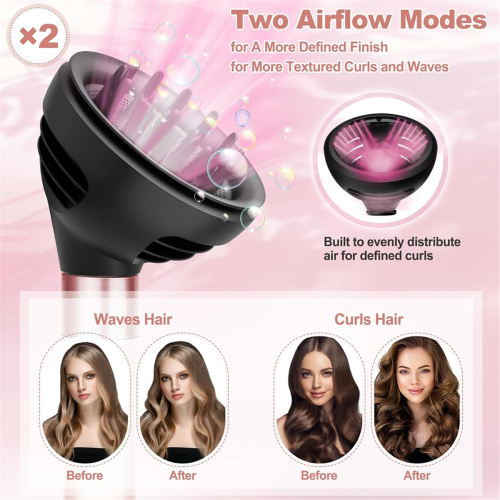 Diffusore Wave Curl e accessorio per asciugatura pre-styling per Dyson Airwrap 1