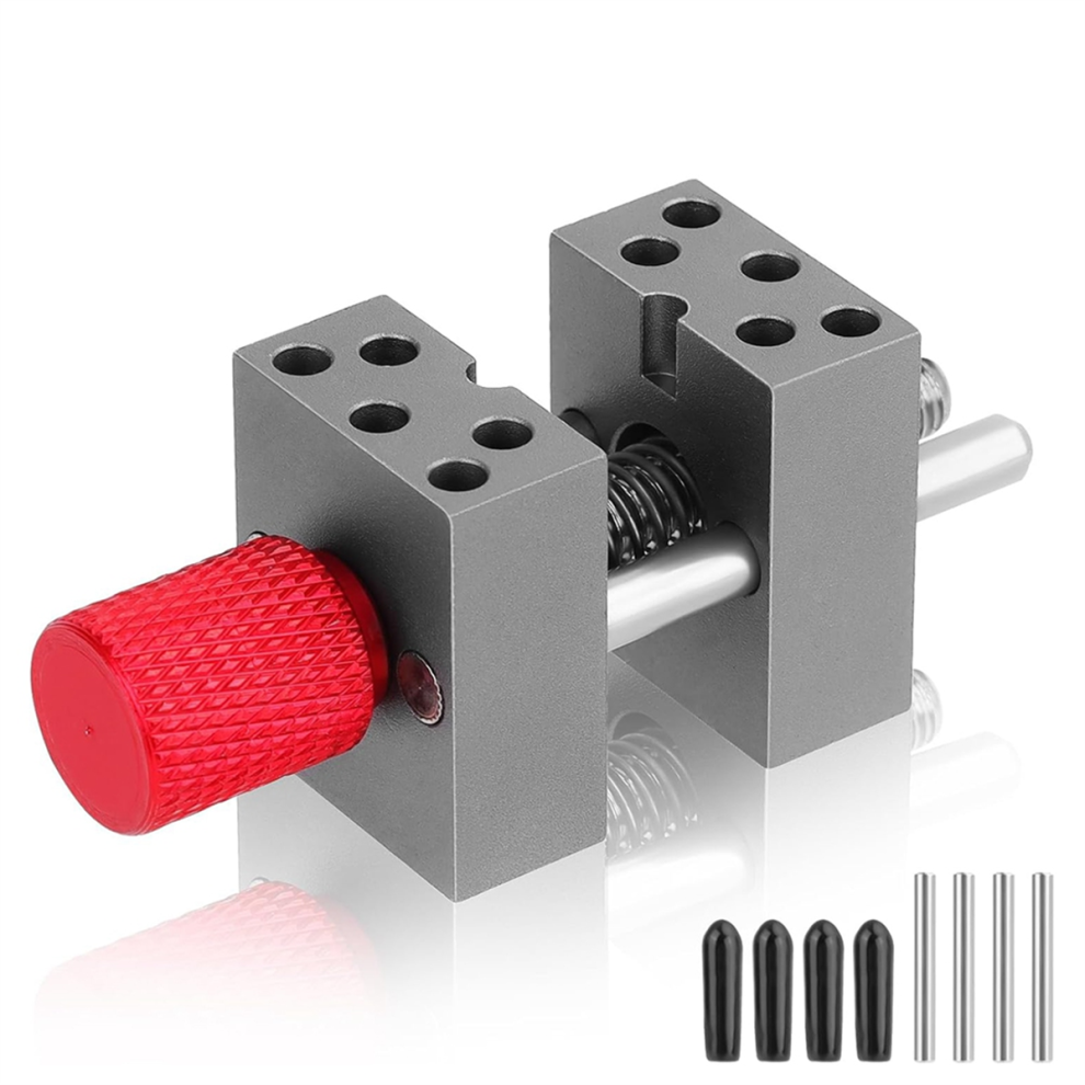 Metal Handy Mini Vise Clamp,Universal Drill-Press Vice Grip Blue 4853809320512