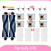 20 stuks vervangingsaccessoires voor Eufy C10 robotstofzuigers