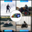 Alto-falantes Bluetooth para capacete de motocicleta com 2 microfones 7