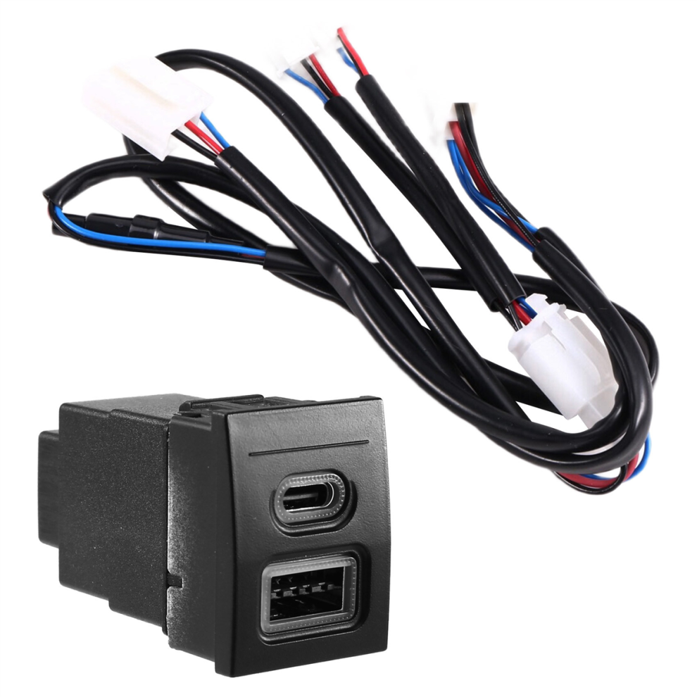 Car Usb Charger Pd Quick Charge Qc3.0 Phone Charging Adapter For Vw Red 4853809325081