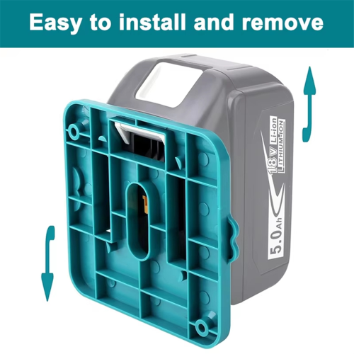 10Pack Battery Storage Rack for Makita 14.4V 18V Li-Ion Battery Tools 2