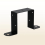 4pcs Strap Post Ties Black Deck Fence for 4x4in Post U Bracket 6