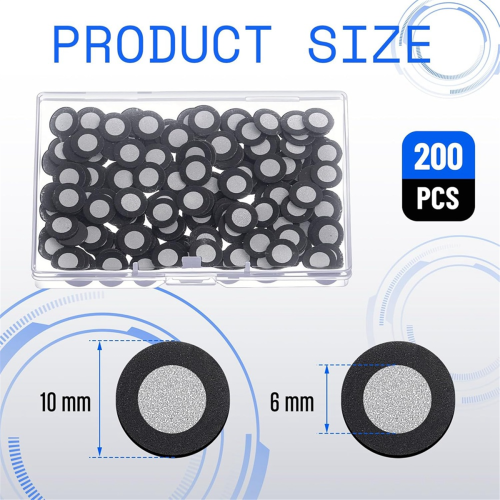 200 Pcs 3D Magnetic Tracking Dot for Scanner Inner 6.0 mm Outer 10 mm 1