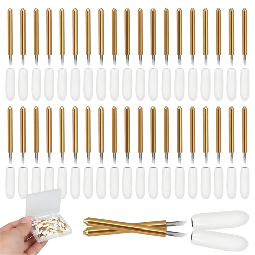 40 Pieces Premium Fine Tip Blades, Paper Cutter Replacement Blades