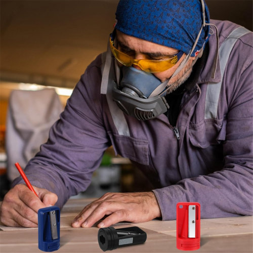Temperamatite manuale compatto da carpentiere da 18 pezzi 2