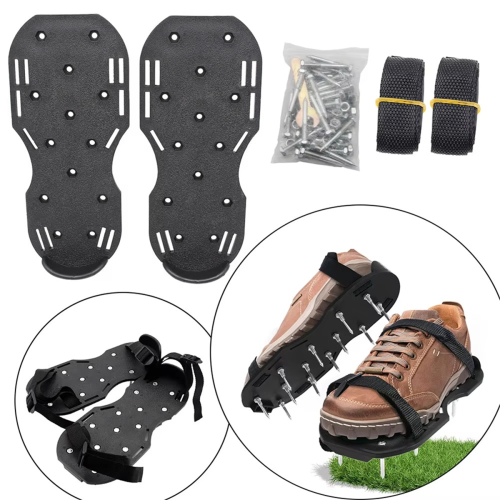 Anti-Slip Nail Shoes for Construction/Cement Work - Epoxy Flooring 2
