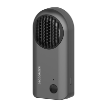 Car Odor Eliminator Ozone Purifier Smart USB Deodorizer Gray