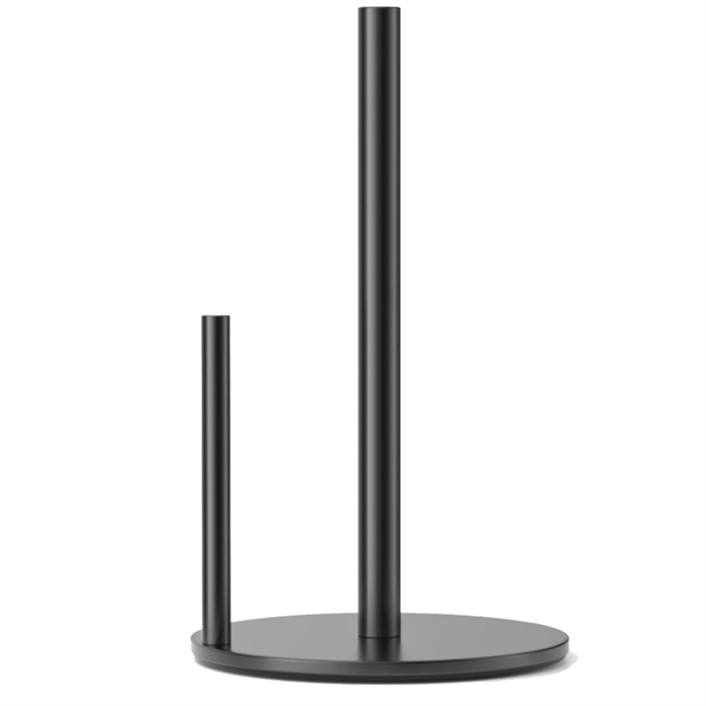 Portarrollos De Papel De Cocina Negro, Acero Inoxidable De Primera Calidad-image