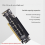 PCIe X16 to X8+X4+X4 Split Expansion Adapter Card 4