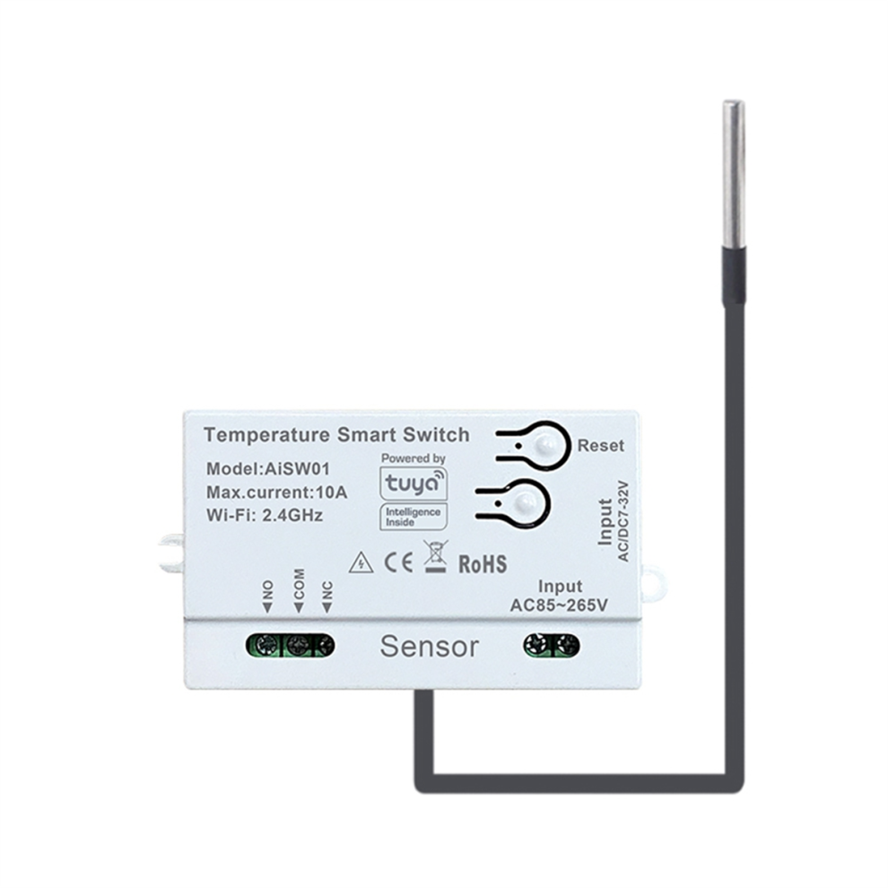 Sensor De Temperatura Wifi Tuya Con Sonda De 1 M-image